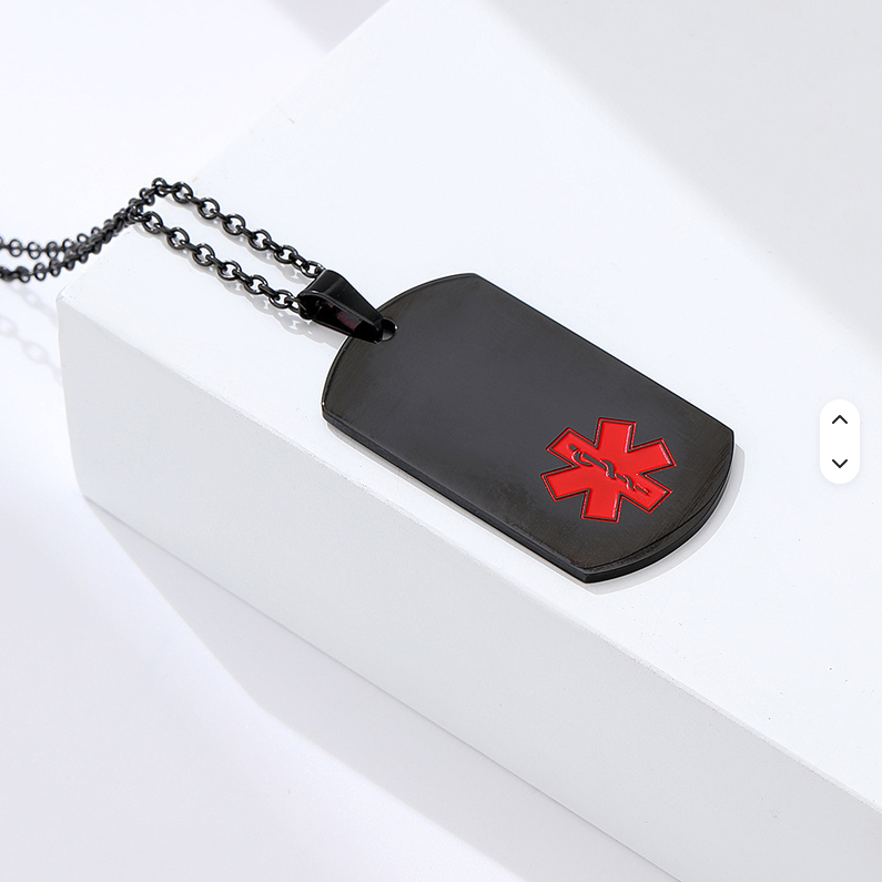 Collar Placa ID SafeID